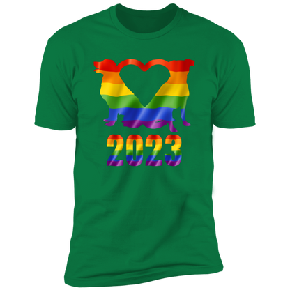 Dog Pride 2023, dog pride dog shirt for humans, in kelly green