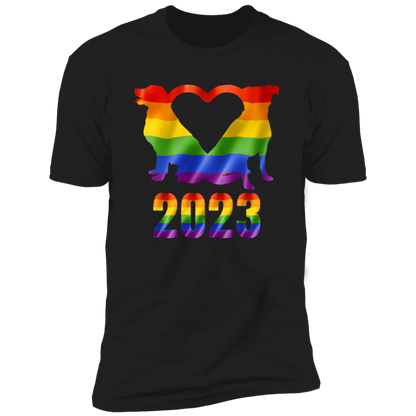 Dog Pride 2023, dog pride dog shirt for humans, in black