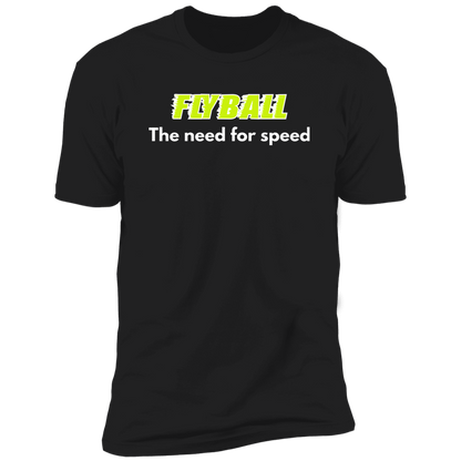 Flyball The Need For Speed dog shirt, dog shirt for humans, sporting dog shirt, in black 